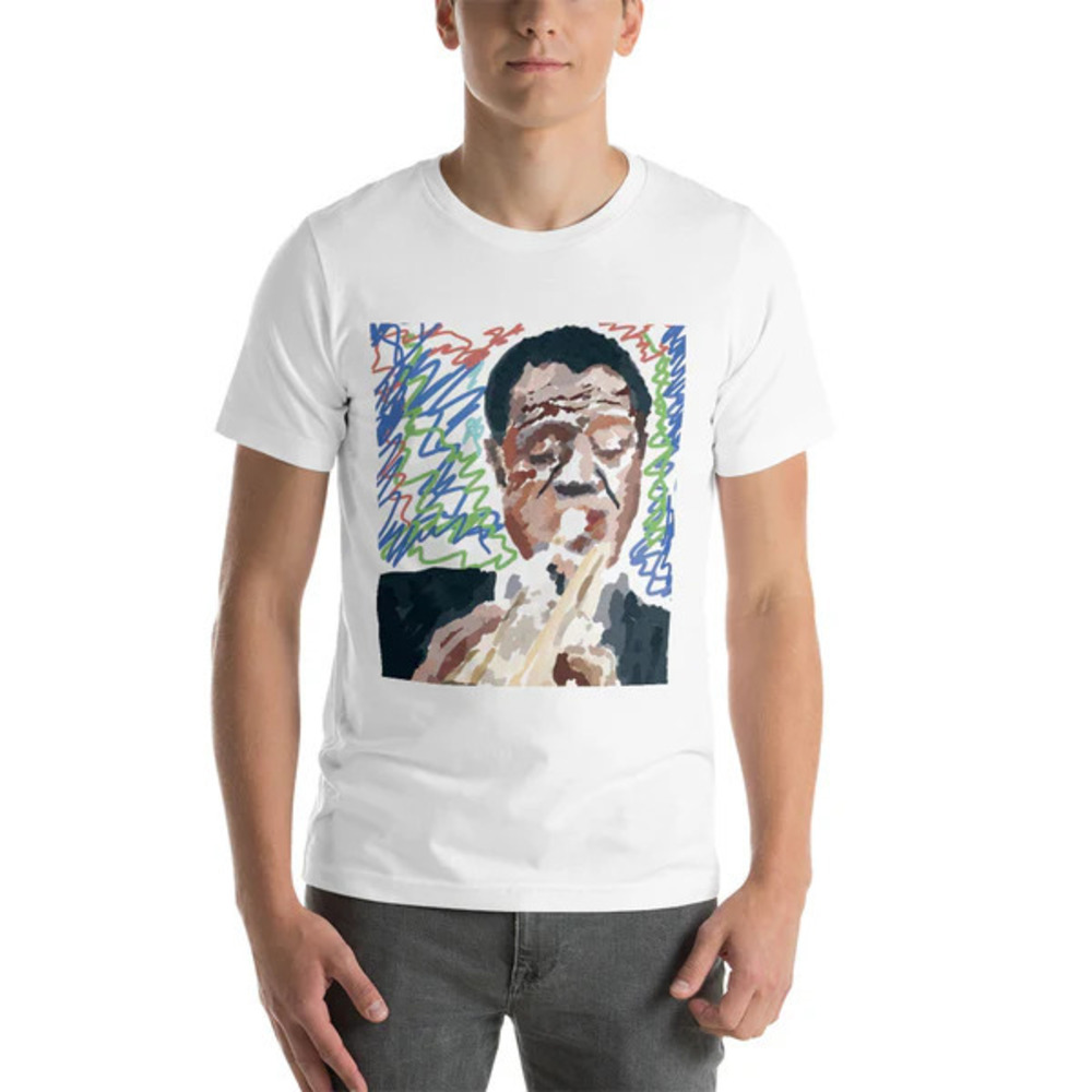 Louis Armstrong White Tshirt